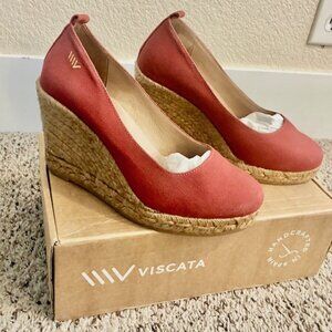 Viscata Canvas Espadrille Wedges